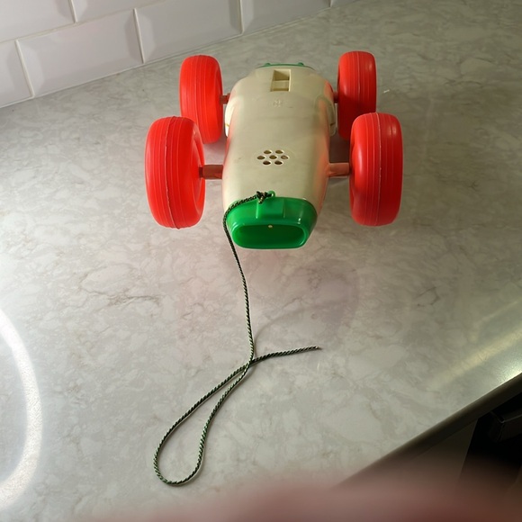 Vintage Kusan Grand Prix Race Popper Car Toy No. 26-A. Pull Toy 1960’s- 1970’s - Picture 10 of 11